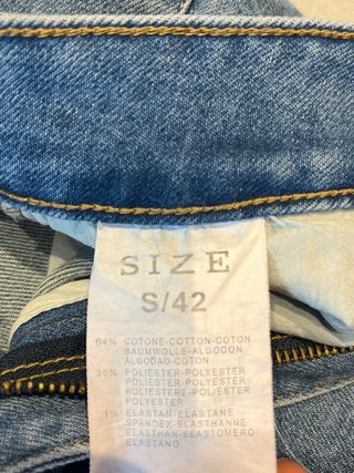 Pantalón vaquero mujer pernera ancha nuevo.