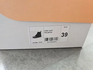 Botines mujer Blanditos Chicago negro36 número 39