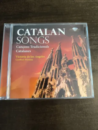 CD Catalan Songs Victoria de los Angeles