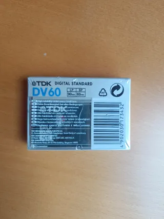 TDK Mini DV 60 min Cinta de Video