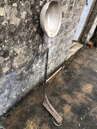 Lámpara antigua industrial