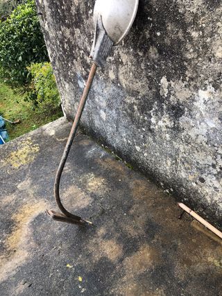 Lámpara antigua industrial