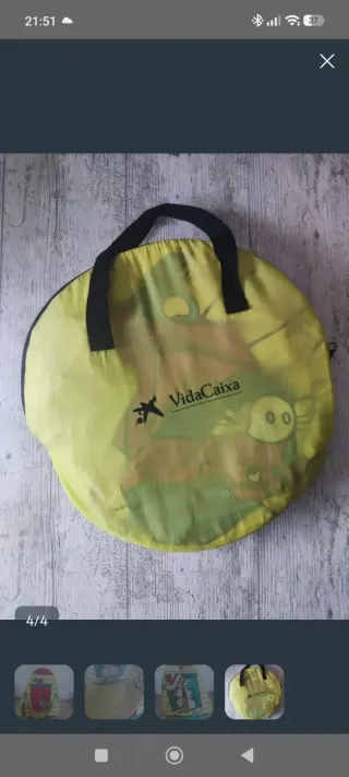 Tienda de campaña infantil casa de juegos