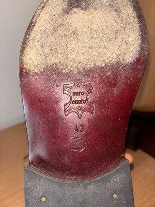 Scarpe eleganti in cuoio taglia 43