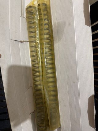 Amortiguador WP y muelles delanteros