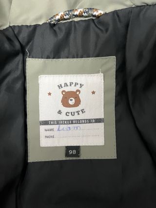 Abrigo niño 2-3 años Marca CyA