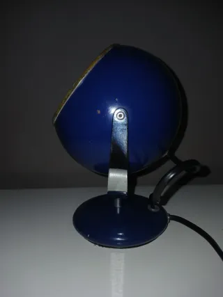 Lampada Space Age anni 60 blu/oro