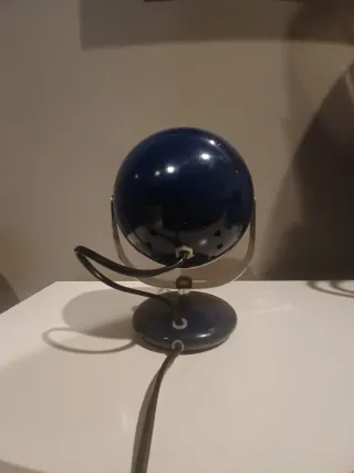 Lampada Space Age anni 60 blu/oro