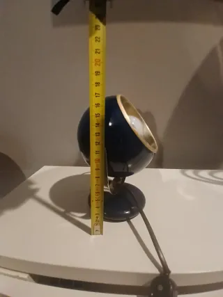 Lampada Space Age anni 60 blu/oro