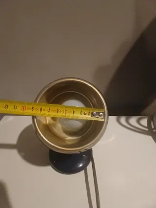 Lampada Space Age anni 60 blu/oro