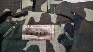 Camisa Manga Corta Camuflaje Boscoso