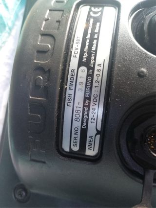 Sonda Furuno 587 con Transductor 1kW