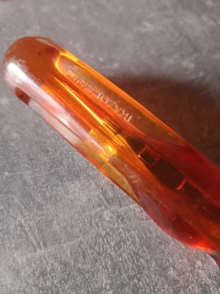 Destornillador plano mango naranja