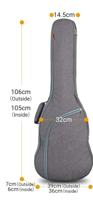 Funda Acolchada Guitarra Eléctrica CAHAYA 9mm