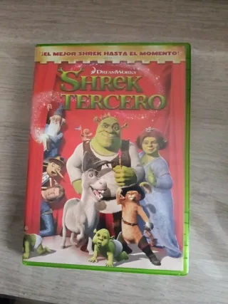 Lote DVD Shrek 1, 2 y 3