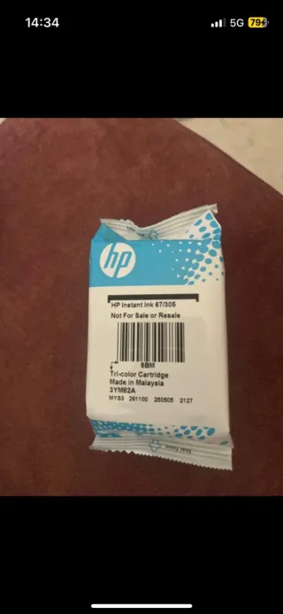 Cartucho Tinta HP Tri-color