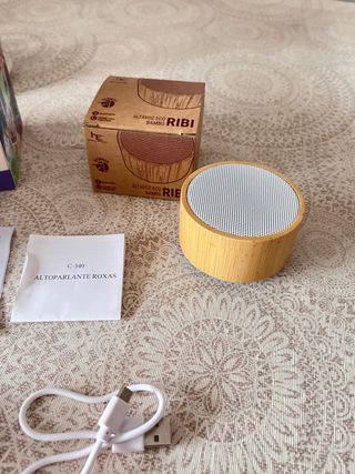 Altavoz Bluetooth CooperVision Azul y Marrón