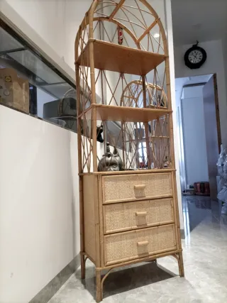 Estantería Mimbre Vintage Zara Home