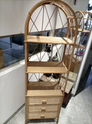 Estantería Mimbre Vintage Zara Home