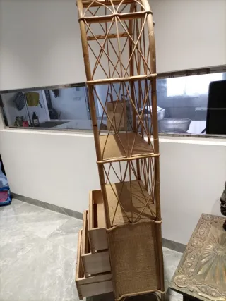 Estantería Mimbre Vintage Zara Home