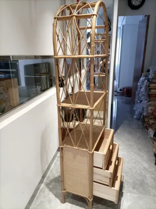 Estantería Mimbre Vintage Zara Home