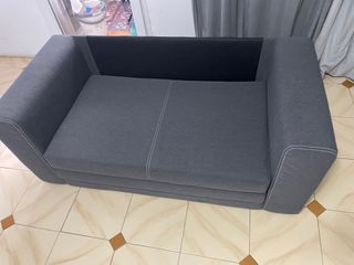 Sofá Cama Gris Oscuro 2 Plazas Ikea