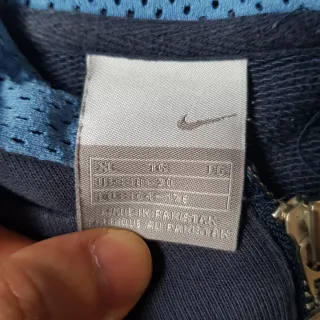 Sudadera Nike Talla S Azul y Blanca. Año 2005.