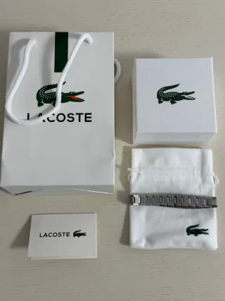 Pulsera Lacoste Plata
