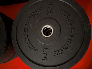 Juego Discos Bumper Caucho 100 kg