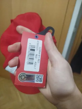 Gorra Atlético de Madrid Roja y Blanca