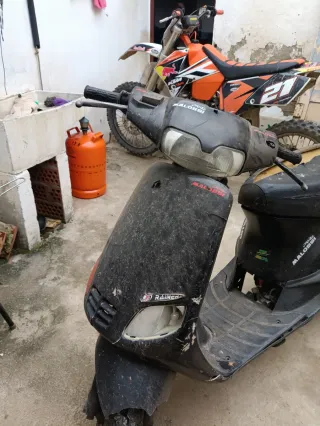 Moto Zip 70cc preparada cilindro carburador viela
