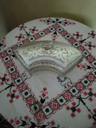 Pieza de cristal de 3 partes