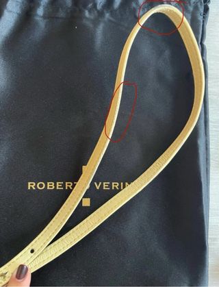 Bolso mini piel Roberto Verino con funda