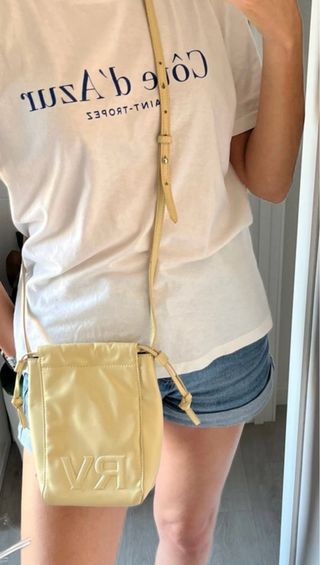 Bolso mini piel Roberto Verino con funda