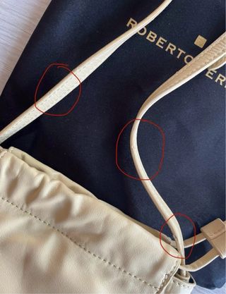 Bolso mini piel Roberto Verino con funda