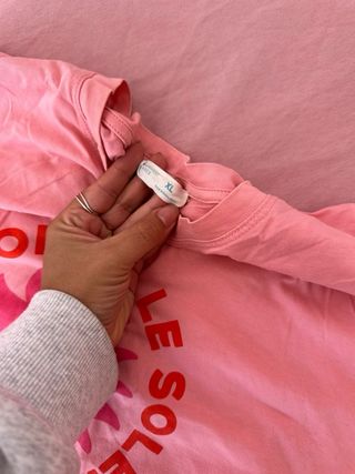 Camiseta rosa Le Soleil