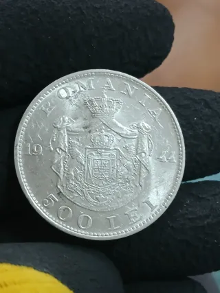 Moneda de plata rumania alta conservacion