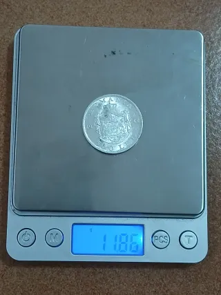 Moneda de plata rumania alta conservacion