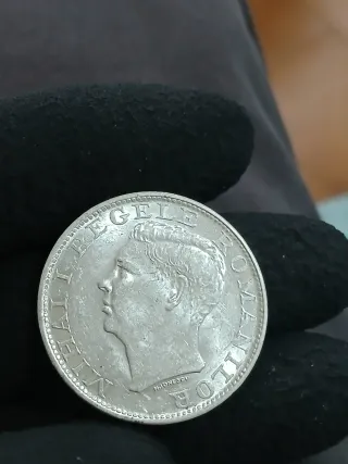 Moneda de plata rumania alta conservacion