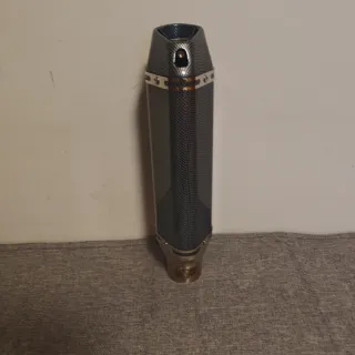 Tubo de escape carbono moto