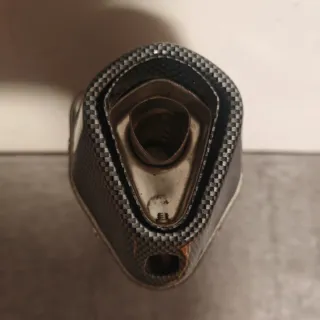 Tubo de escape carbono moto