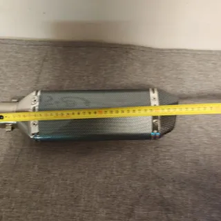 Tubo de escape carbono moto