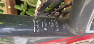 Bicicleta de carretera Merida Roja