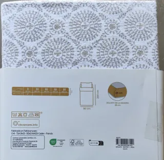 Juego Sábanas Franela Cama 90