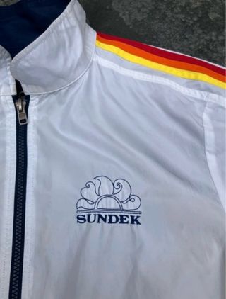 Giacca Sundek Reversibile Rainbow Stripes S