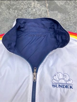 Giacca Sundek Reversibile Rainbow Stripes S
