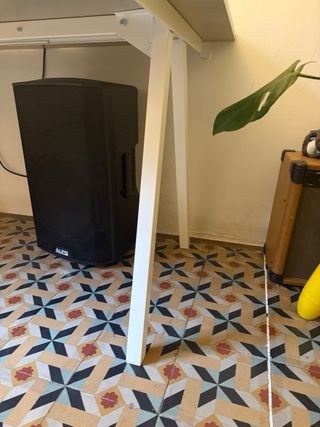 Escritorio Trotten Ikea Beige y Blanco