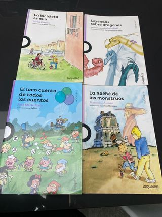 Lote de cuatro libros infantiles