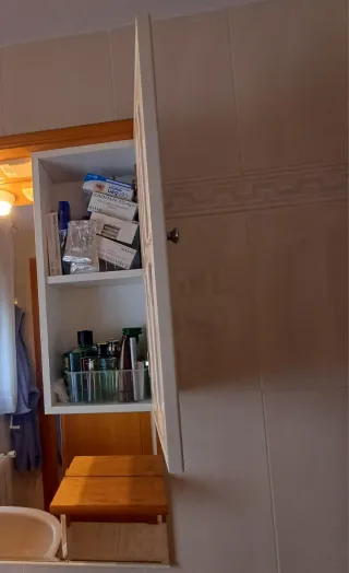 Conjunto espejo y mueble baño