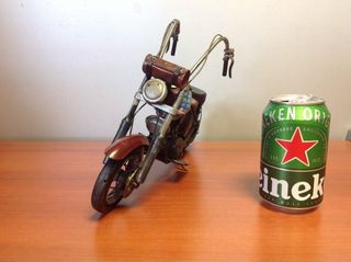 Moto Chopper Americana Decorativa